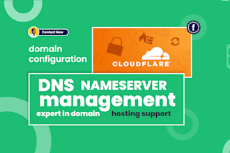 setup cloudflare, and fix dns, cname, ns, and mx issues fast