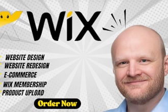 design redesign or develop a custom wix website for your business
