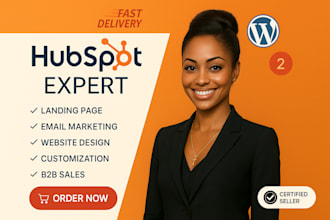 set up hubspot crm huspot landing page hubspot website hubspot email automation
