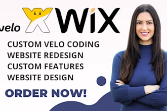 custom wix velo code wix studio design wix website redesign edit wix velo code