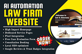 build localized seo car accident lawyer website for personal injury law firm