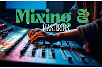professional mix and master your vocal with instrumental, edm, hip hop dj mix