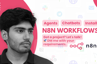 build n8n whatsapp chatbot automation and n8n workflow