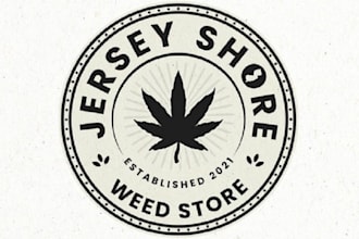design captivating marijuana retail store logo