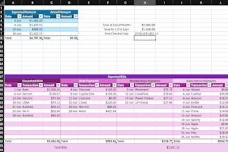 create a detailed debt repayment schedule and budget