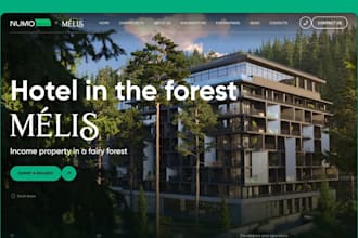 design hotel booking website or airbnb vacation rental platform redesign