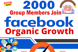do real facebook group members join organically