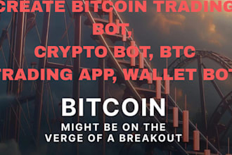 create bitcoin trading bot, hft bot, crypto trading bot