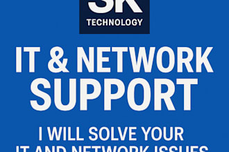 be your remote IT support engineer for any tech issue