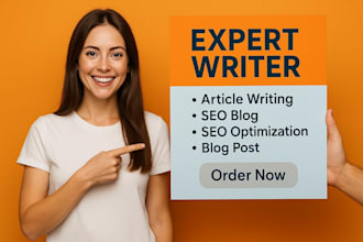 seo article writing, blog post writing and content writing