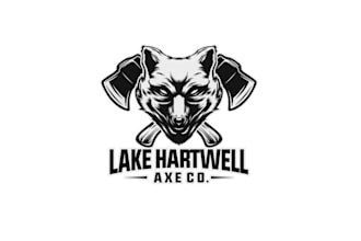 design axe throwing venue logo