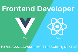 create vue application and website