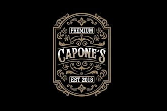design cap one men grooming products logo