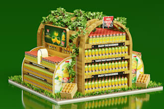 design eye catching fsdu retail display and product racks