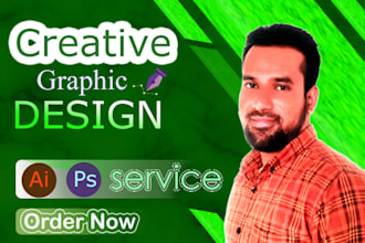 do any kind of graphic design, adobe photoshop, illustrator redesign work
