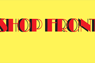 create shop front signage, outdoor, billboard