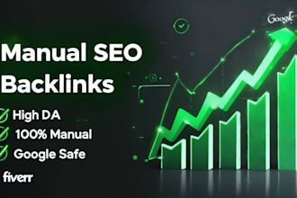 build powerful manual SEO backlinks to rank your site fast