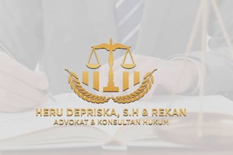 design modern minimal attorney law firm lawyer legal advocate logo