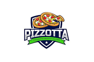 design largest italian pizza franchise logo