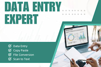 convert PDF to excel or do copy paste data entry