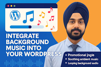 add background music to your wordpress website professionally