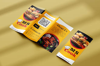design professional bifold and trifold brochures