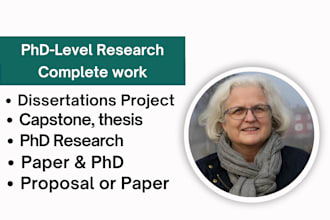 dissertations project, capstone, thesis, phd research, proposal, or paper