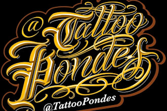 create lettering, typography, font and text logo design