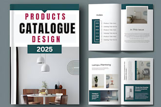 design product catalogue, booklets, digital catalogue, and brochure in canva