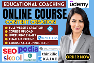 design kajabi podia educational course coaching, training course lead magnet