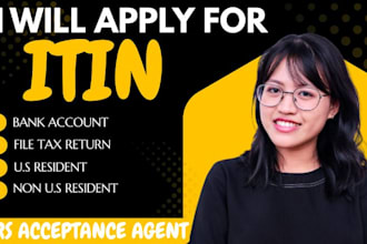 obtain your itin number as an irs caa