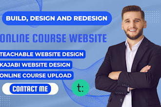 kajabi website thinkific website teachable website learnworlds podia website