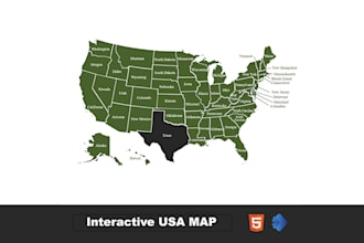 create an interactive clickable svg map for your website