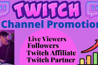 promote your twitch live stream to bring in more live viewers through campaign