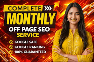 provide monthly off page seo dr 90 dofollow permanent backlinks service