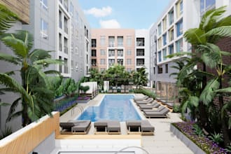 renovate mansion house, walkway, garden flowers botany, balcony, walkway, condo