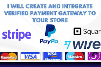 create US UK bank paypal stripe wise flutterwave shopify payment gateway