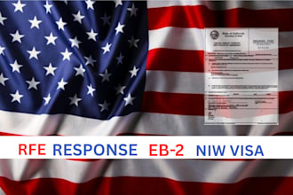 write response for eb2 visa as per uscis guidelines