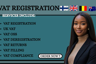 do company, vat registration, for uk, ger, ireland, est, sk, pol, finland, czech