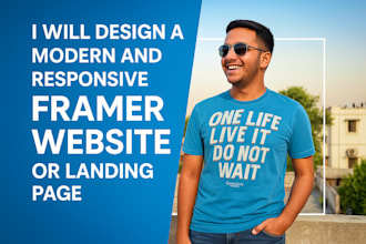 design framer website , responsive framer page design