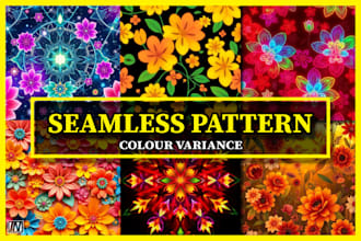 make unique seamless patterns for textile, packaging, and more