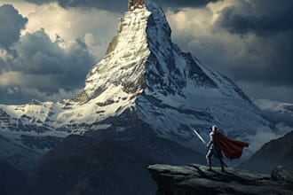 draw an epic fantasy book cover