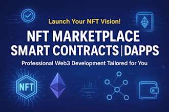 build nft marketplaces, tokenized assets and web3 dapps