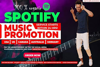 do organic spotify album promotion, spotify music promotion