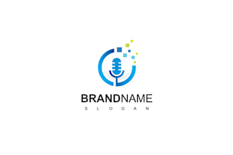create your podcast logo design with fastest delivery