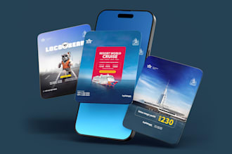 design unique social media posts and advertising
