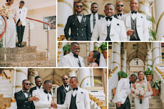 professionally edit and retouch your wedding photos