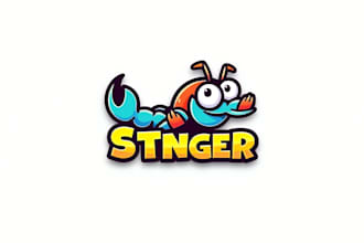 make different stinger mascot logo design with express delivery