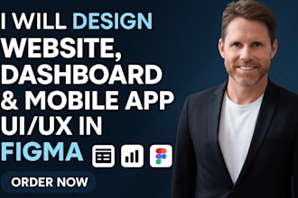 design website, dashboard mobile app UI UX in figma, wireframe design