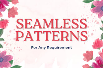 create seamless digital patterns for any requirement